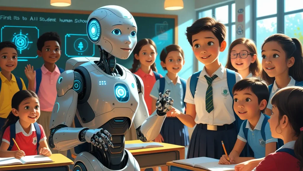 AI Robot Adventure story